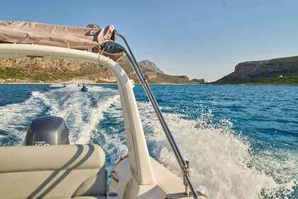 Privé middagcruise naar Balos Lagoon met Poseidon boot