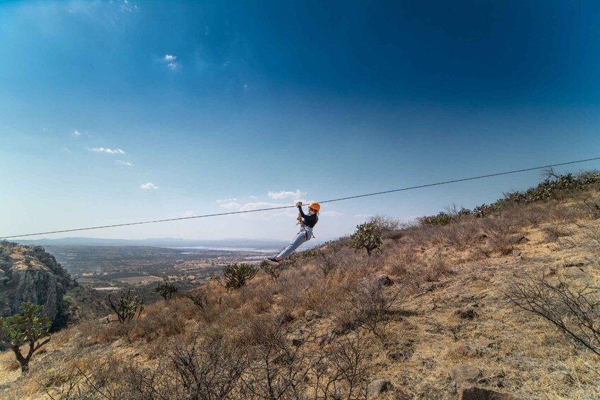 Picture 3 for Activity San Miguel de Allende: Zipline Adventure & Suspension Bridge