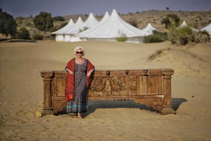 Buoyant Luxrious Overnight Desert Camping in Thar Desert