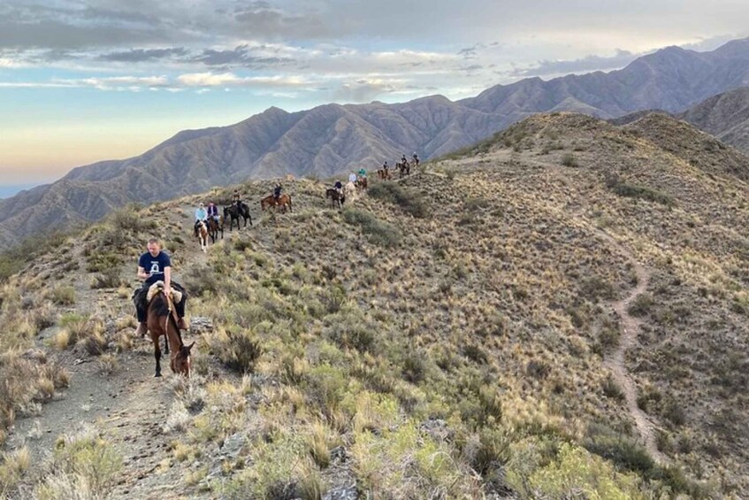 Picture 5 for Activity Mendoza: Sunset Horse Back Riding in the Mountains and BBQ