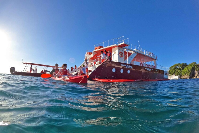 Picture 1 for Activity Boracay: Red Whale Party Cruise w/ Snacks & Water Activities