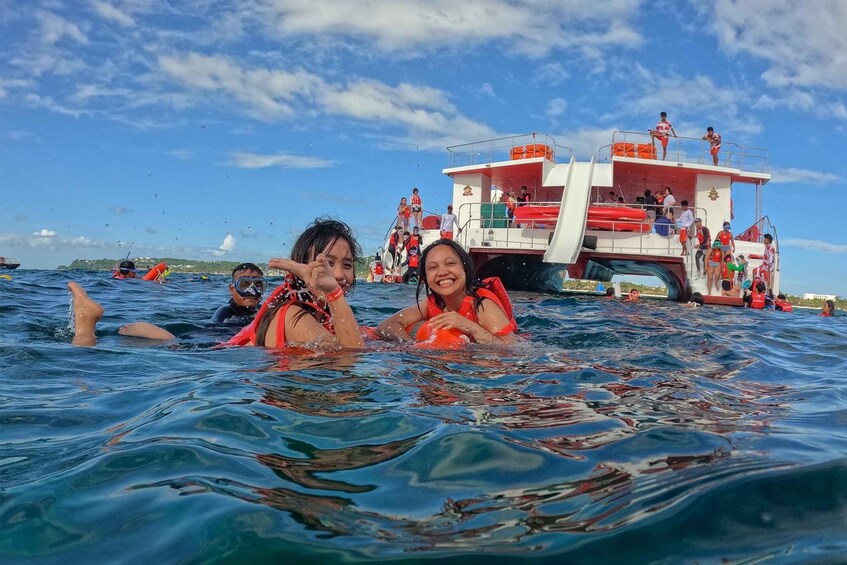 Picture 2 for Activity Boracay: Red Whale Party Cruise w/ Snacks & Water Activities