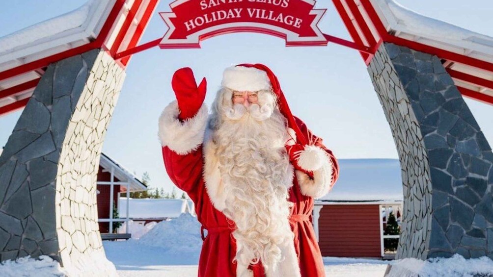 Picture 2 for Activity Rovaniemi: Santa Claus Village Tour Huskies & Reindeer Visit