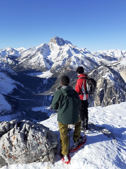 Dolomites snowshoes winter hike