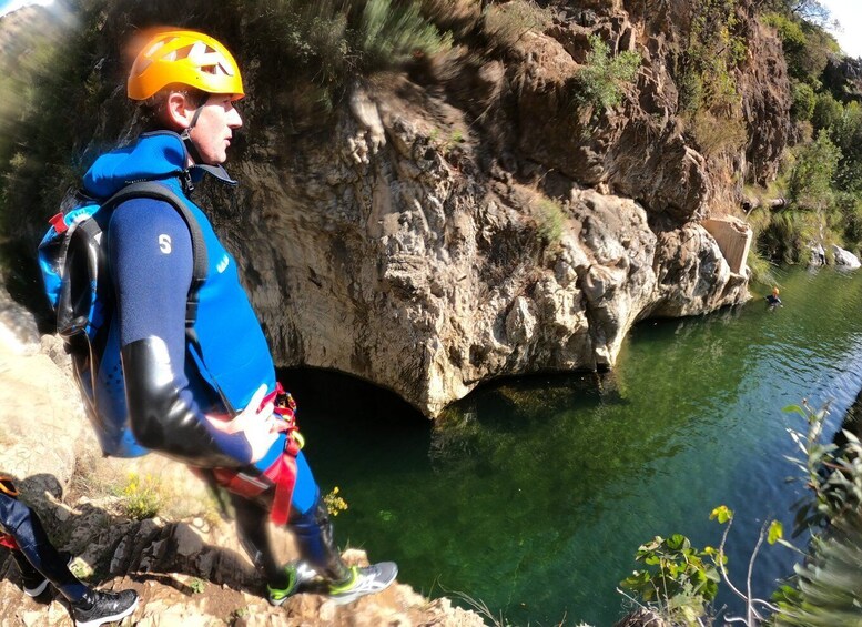 Picture 9 for Activity From Málaga: Guadalmina River Guided Canyoning Adventure