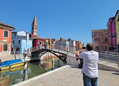 Depuis Venise : Murano et Burano : demi-journée en bateau excursion