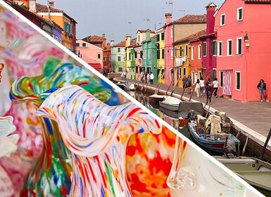 Da Venezia: Tour dell'isola di Murano e Burano di mezza giornata in barca