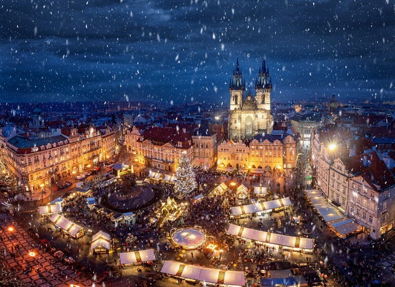 Picture 1 for Activity Prague: 2-3h Magical Christmas Markets Tour with Inclusions