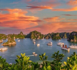 From Hanoi: Ha Long Bay Luxury Day Cruise Limousine Transfer