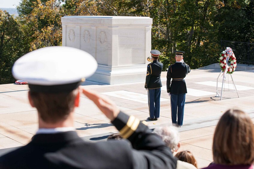 Picture 4 for Activity Arlington Cementary & Guard Ceremony with Iowa Jima Memorial