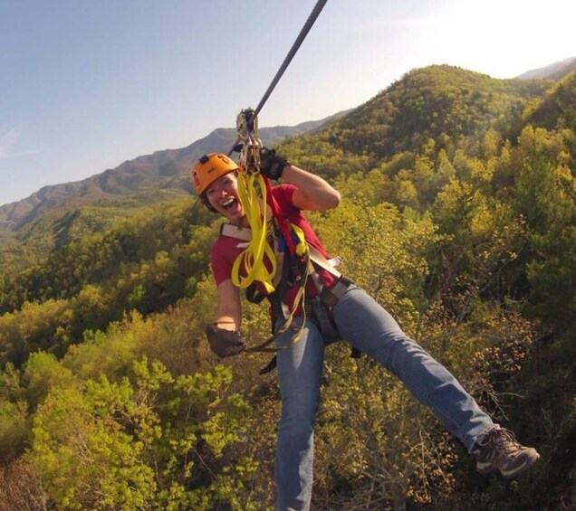 Picture 1 for Activity Bryson City: Mountaintop Zip Line Experience