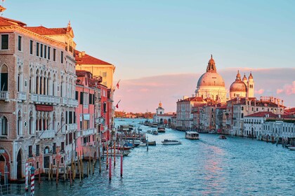 Venetië: Grand Venice Tour per boot en gondel