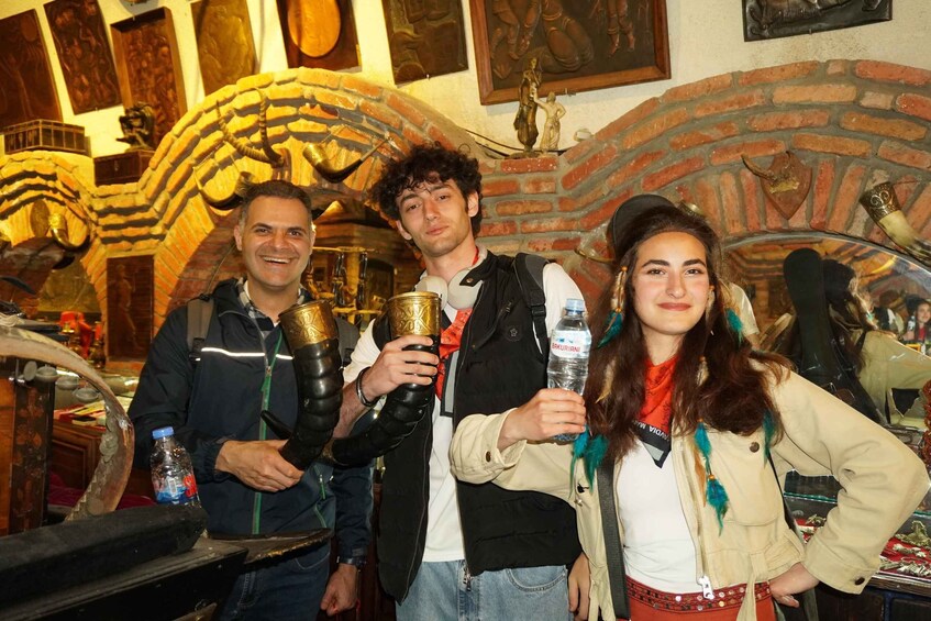 Picture 37 for Activity Tbilisi:Evening Walking & Talking Tour with Wine & Boat Ride