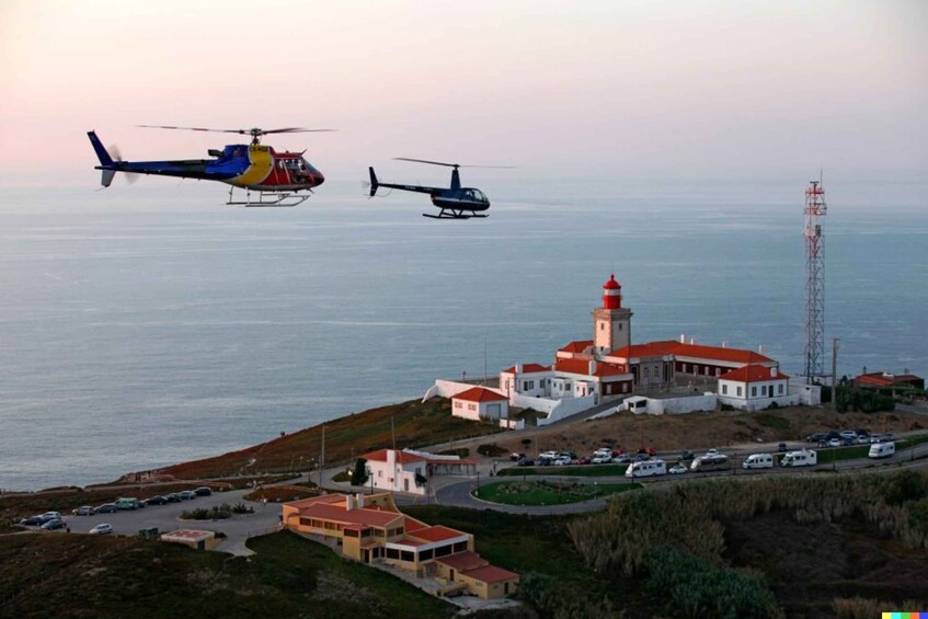 Picture 2 for Activity Lisbon: Cabo da Roca and Sintra Helicopter Tour