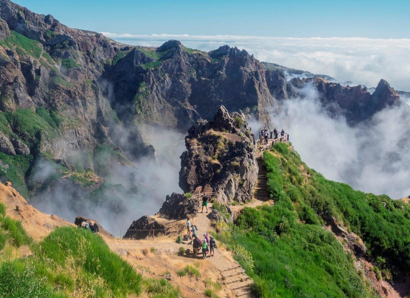 Funchal: Transfer to PR1 Pico do Arieiro & Pico Ruivo Trail
