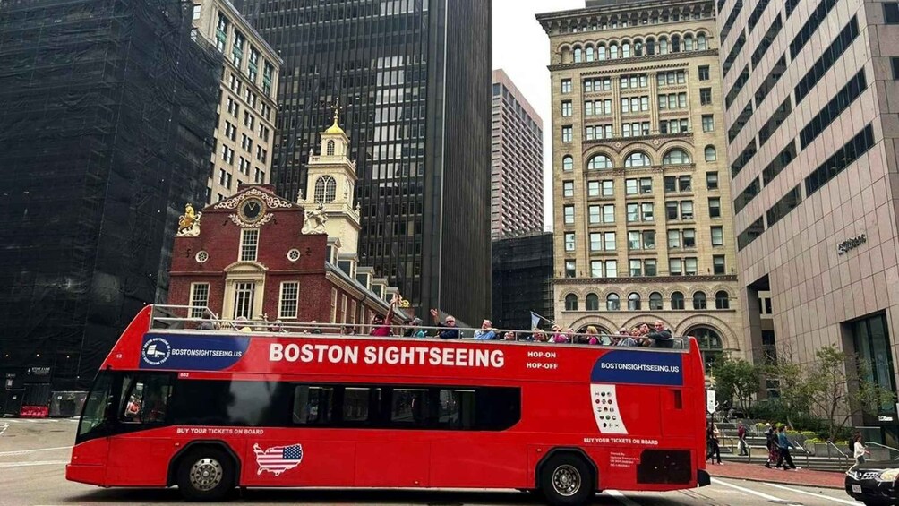 Boston: Hop-On Hop-Off Double-Decker Bus Sightseeing Tour