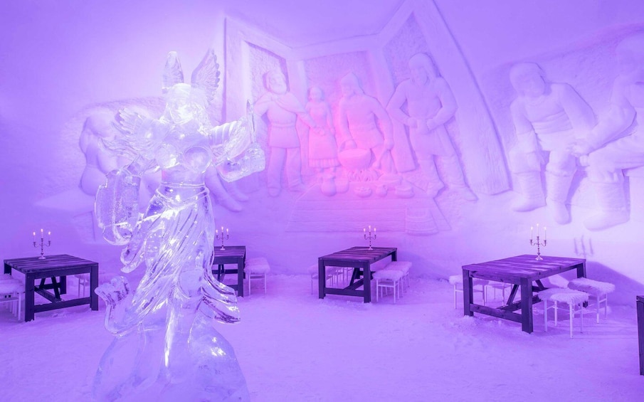 Picture 5 for Activity Rovaniemi: Snow Restaurant Dinner Tour