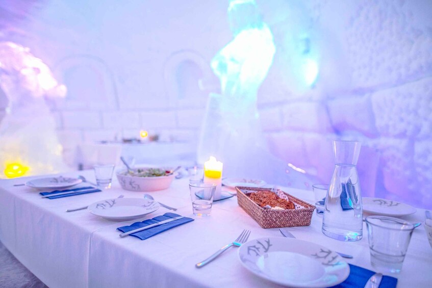 Picture 4 for Activity Rovaniemi: Snow Restaurant Dinner Tour