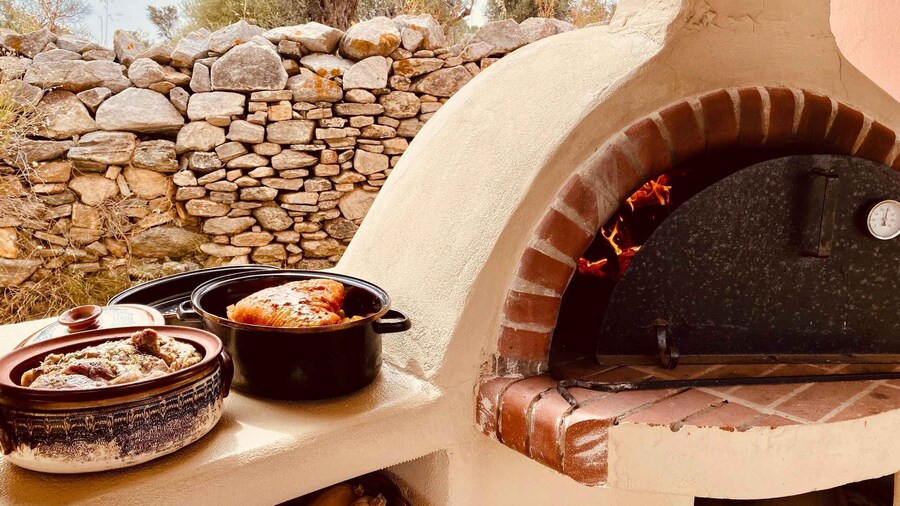 Naxos: private traditional dining in the olive grove