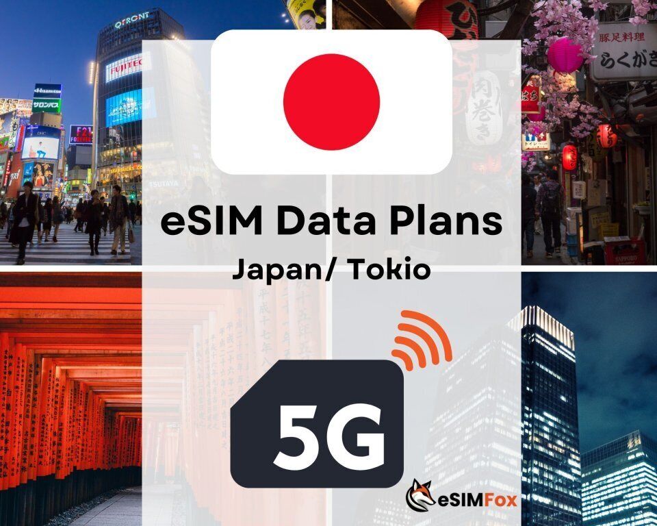 Tokyo eSIM Data Plan for Japan highspeed