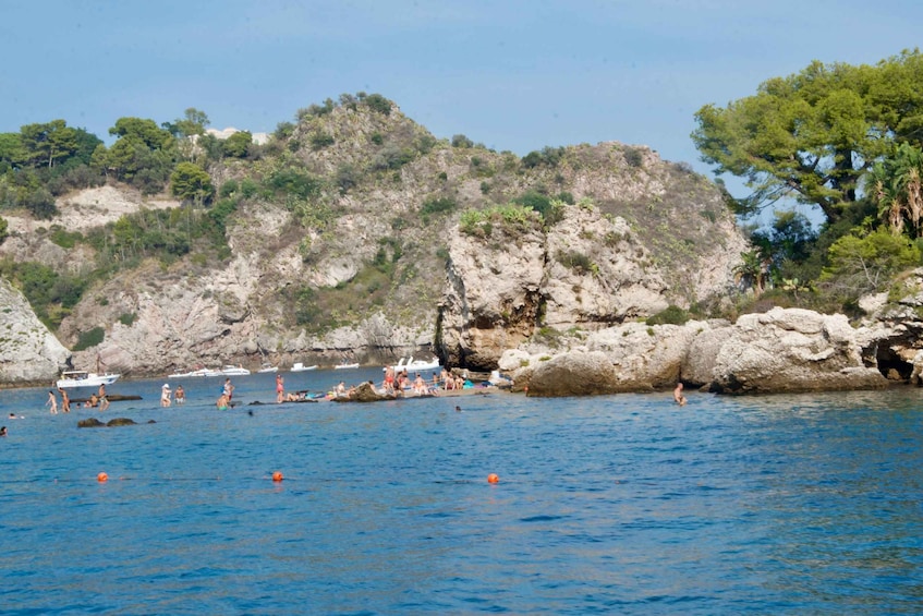 Picture 6 for Activity Giardini Naxos: Taormina Coast Boat Tour with Snorkeling