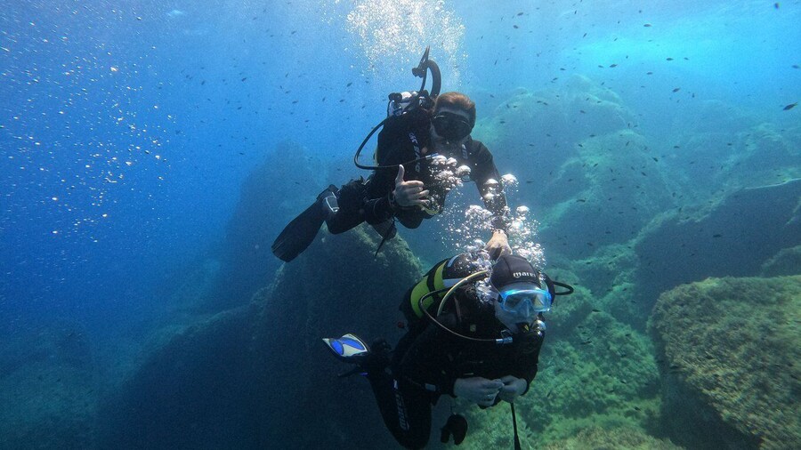 Villasimius: Scuba Dive in Capo Carbona without Certificate