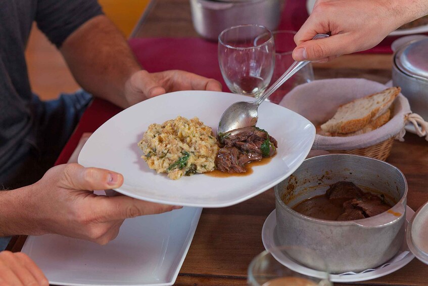 Picture 6 for Activity Lisbon: Evening Local Food Crawl with Drink Pairings