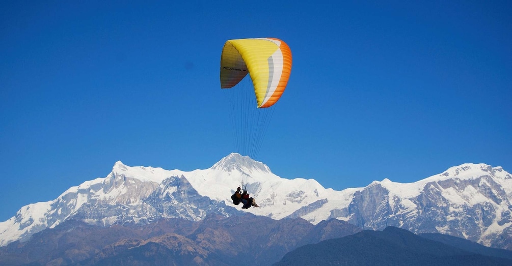 Picture 1 for Activity Pokhara: Adventure Paragliding Trip with Photos and Videos