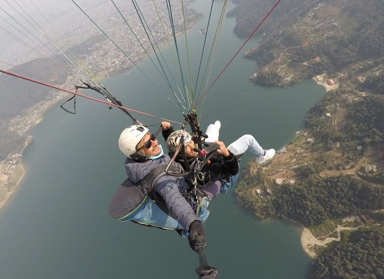 Picture 7 for Activity Pokhara: Adventure Paragliding Trip with Photos and Videos