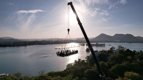 Udaipur: Aurosky SkyDining & Adventure Ride with City View