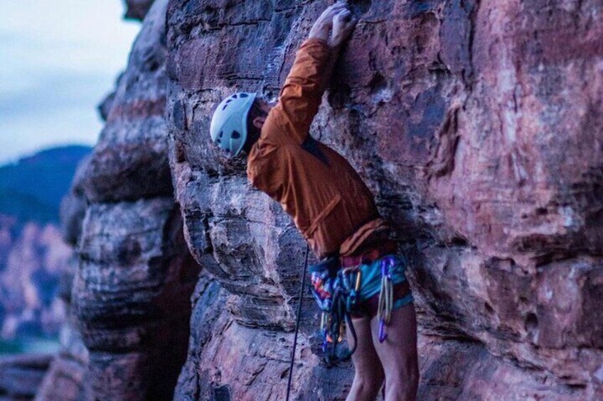 Half Day Private Rock Climbing Experience in La Verkin