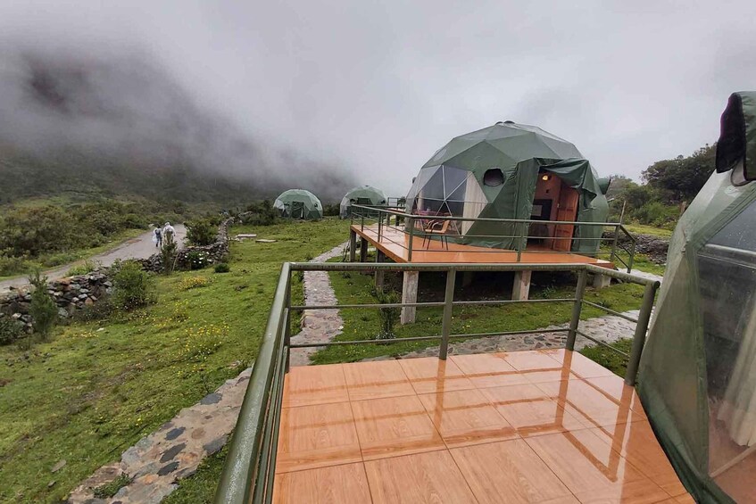 Salkantay Trek To Machu Picchu 5 Days With Sky Lodge Domes