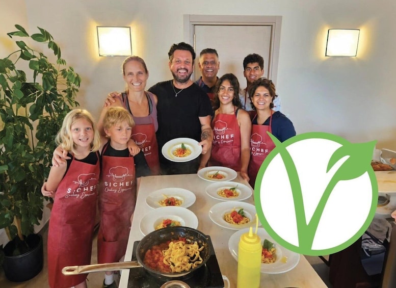 Vegetarian Fresh Pasta and Gelato class with Lunch or Dinner