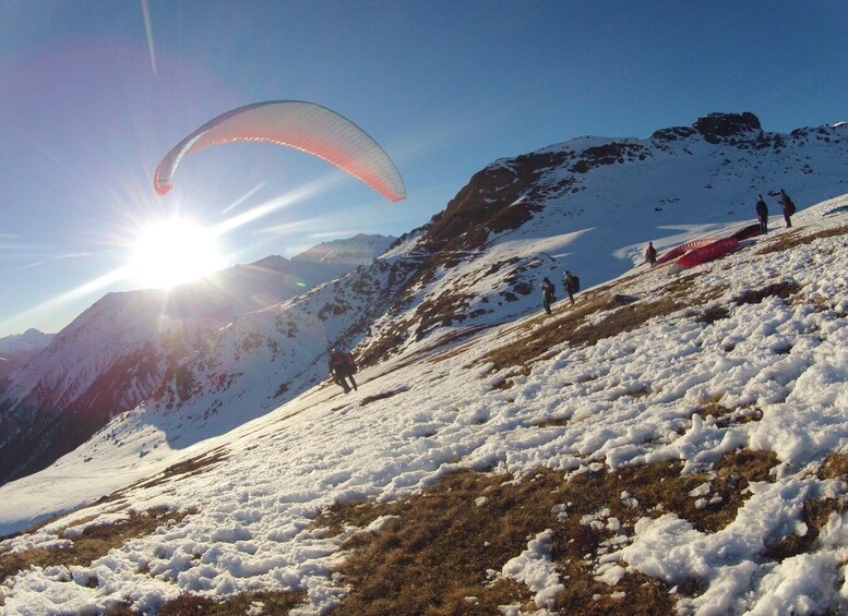Picture 4 for Activity Klosters: Tandem Paragliding Experience Summer and Winter