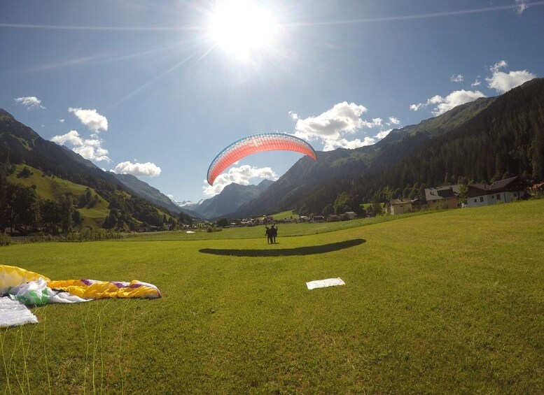 Picture 2 for Activity Klosters: Tandem Paragliding Experience Summer and Winter