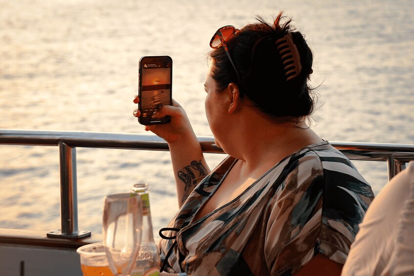 Picture 10 for Activity Pernera: Luxury Yacht Sunset Cruise with Dinner and Drink