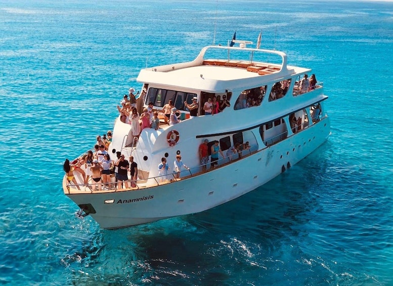Picture 16 for Activity Pernera: Luxury Yacht Sunset Cruise with BBQ Meal and Drink