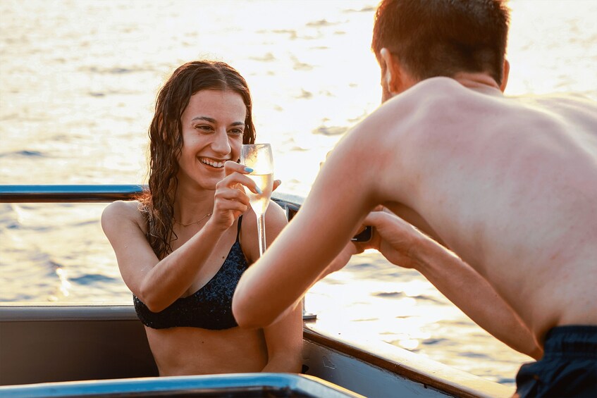 Picture 13 for Activity Pernera: Luxury Yacht Sunset Cruise with Dinner and Drink