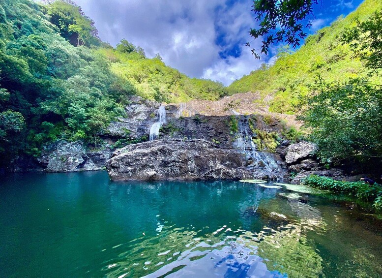 From Quatre Cocos: Tamarind Falls Hiking Day Trip