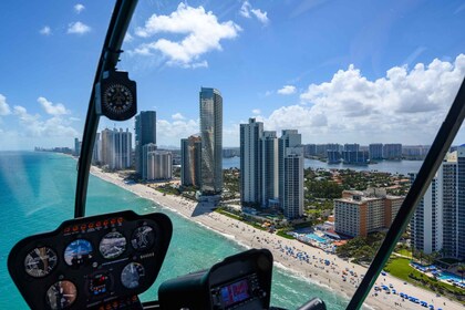 Ft. Lauderdale Tur Helikopter Matahari Terbenam ke Pantai Miami