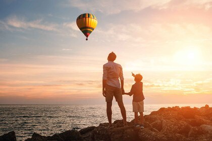 Heißluftballon und Cape Wine Lands Private Führung