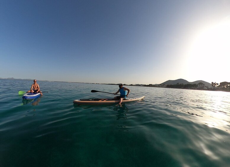 Picture 2 for Activity Puerto de Alcudia: Stand-Up Paddleboard Lesson