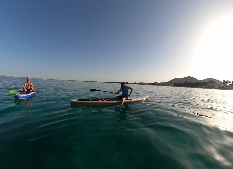 Picture 2 for Activity Puerto de Alcudia: Stand-Up Paddleboard Lesson