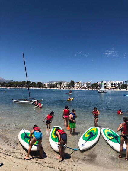 Picture 3 for Activity Puerto de Alcudia: Stand-Up Paddleboard Lesson