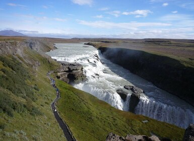 Reykjavík : Excursion privée d'une journée au Cercle d'Or avec Lagon Bleu