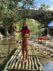Montego Bay: Lethe River Rafting with Limestone Massage
