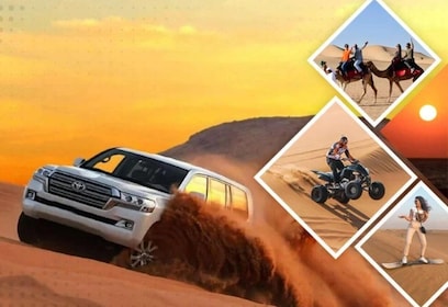 Doha: quad bike/Buggy, DuneBashing, CamelRide/SandBoarding