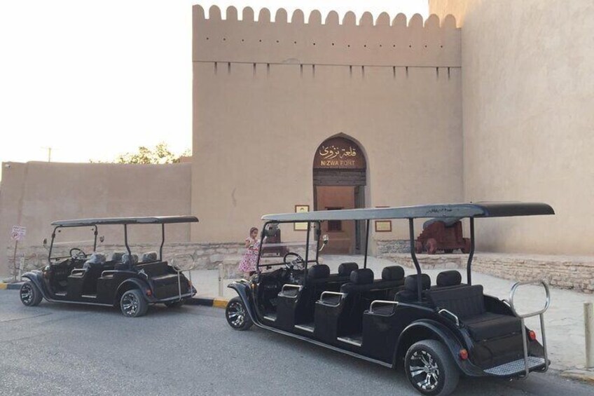 Start point of the tour at Nizwa Fort