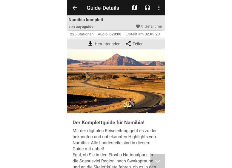 Picture 5 for Activity Namibia Self-Driving Audio Guide (in English & German)