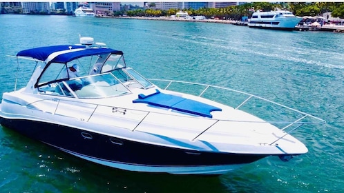 Yacht cruise Biscayne Bay, Miami Beach and Sand bar. 42Ft